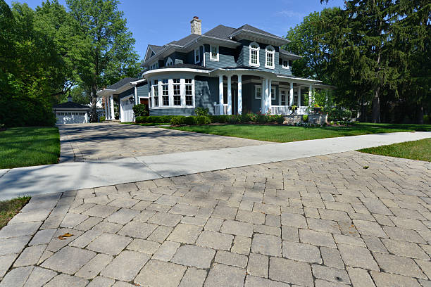 Residential Paver Driveway in Hallettsville, TX